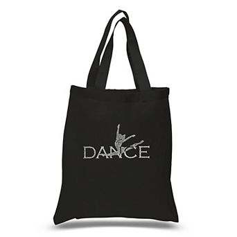 Small Word Art Tote Bag - Dancer