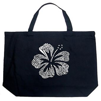 Large Word Art Tote Bag - Mahalo