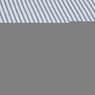 Curtain Plaza Classic Stripe Printed Stylish Tailored Panel Pair 3" Rod Pocket