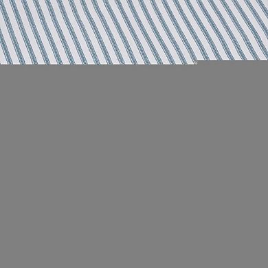 Curtain Plaza Classic Stripe Printed Stylish Tailored Panel Pair 3" Rod Pocket