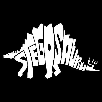 Small Word Art Tote Bag - STEGOSAURUS