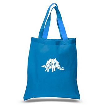 Small Word Art Tote Bag - STEGOSAURUS
