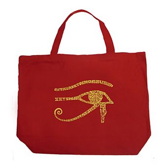 Large Word Art Tote Bag - EGYPT