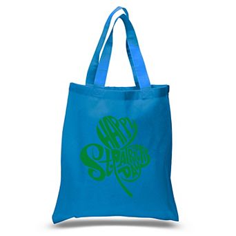 Small Word Art Tote Bag - St. Patrick's Day Shamrock