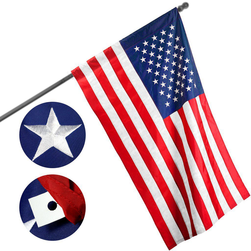 Thin Blue Line American, Red White & Blue - 3x5 Foot Flag with Grommet