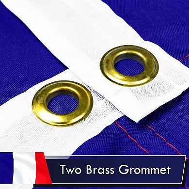 G128 France 100D 3x5 Ft Printed Polyester Flag