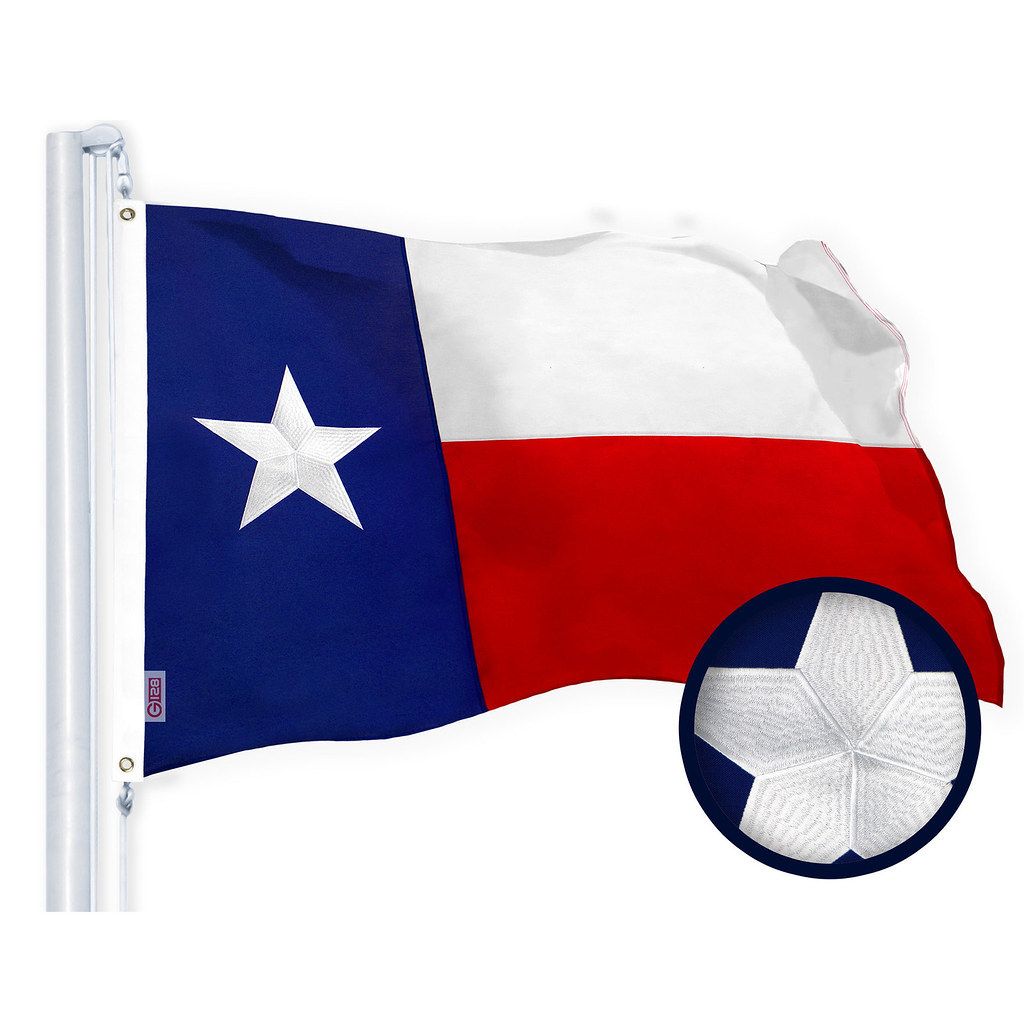 Men's '47 White Texas Longhorns Stars and Stripes Flag Flutter