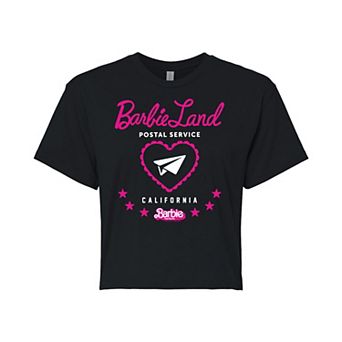 Juniors' Barbie: The Movie Postal Service Graphic Tee