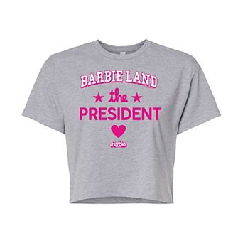 Juniors' Barbie: The Movie The President Graphic Tee