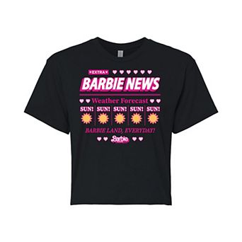 Juniors' Barbie: The Movie Weather Forecast Graphic Tee