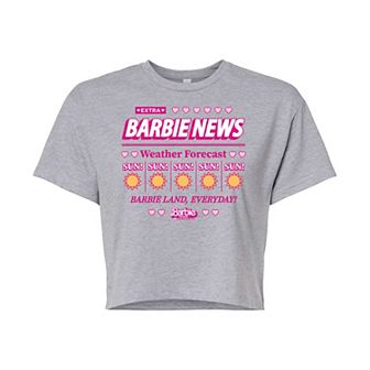 Juniors' Barbie: The Movie Weather Forecast Graphic Tee