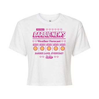 Juniors' Barbie: The Movie Weather Forecast Graphic Tee