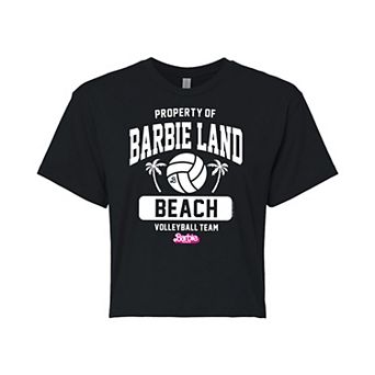 Juniors' Barbie: The Movie Barbie Land Volleyball Graphic Tee
