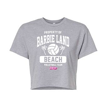Juniors' Barbie: The Movie Barbie Land Volleyball Graphic Tee