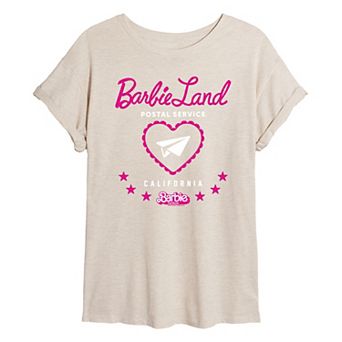 Juniors' Barbie: The Movie Postal Service Graphic Tee