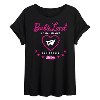 Juniors' Barbie: The Movie Postal Service Graphic Tee