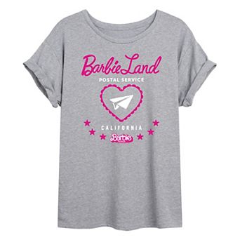 Juniors' Barbie: The Movie Postal Service Graphic Tee