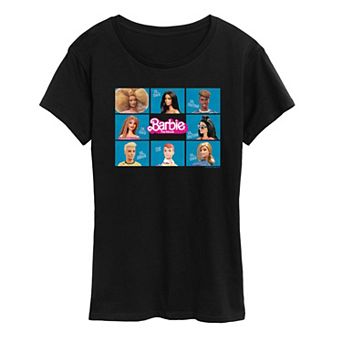 Plus Size Barbie™ The Movie Grid Graphic Tee