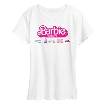 Plus Size Barbie™ The Movie Transportation Vehicles Graphic Tee