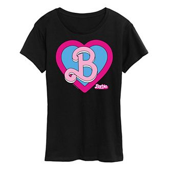 Plus Size Barbie™ The Movie Heart Crest Graphic Tee