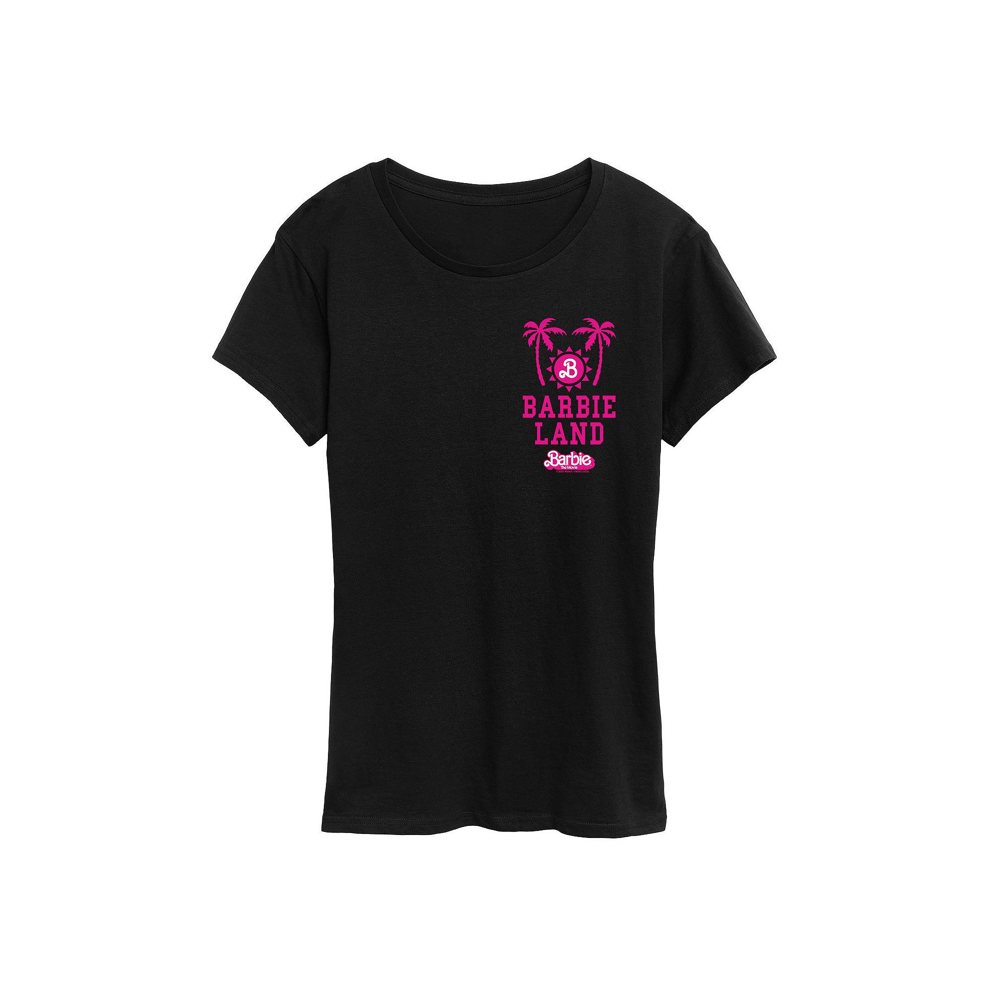 Plus Size Barbie™ The Movie Land Sun Palm Graphic Tee, Womens, Size: 1XL
