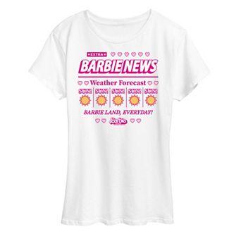Plus Size Barbie™ The Movie News Weather Forecast Graphic Tee