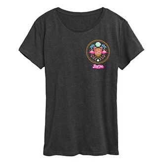Juniors' Barbie™ The Movie Crest Graphic Tee