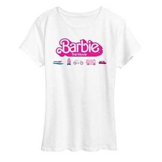 Juniors' Barbie™ The Movie Transportation Vehicles Graphic Tee