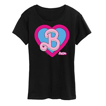 Juniors' Barbie™ The Movie Heart Crest Graphic Tee
