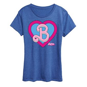 Juniors' Barbie™ The Movie Heart Crest Graphic Tee