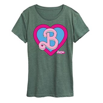 Juniors' Barbie™ The Movie Heart Crest Graphic Tee