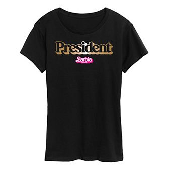 Juniors' Barbie™ The Movie President Graphic Tee