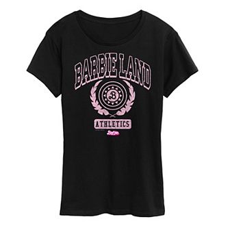 Juniors' Barbie™ The Movie Barbie Land Athletics Graphic Tee
