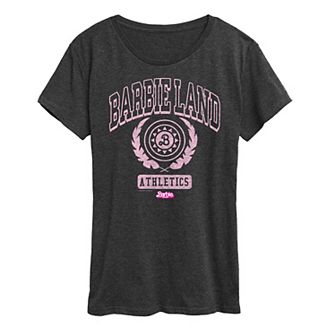 Juniors' Barbie™ The Movie Barbie Land Athletics Graphic Tee