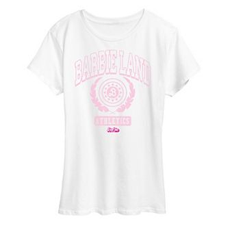 Juniors' Barbie™ The Movie Barbie Land Athletics Graphic Tee