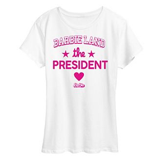 Juniors' Barbie™ The Movie Barbie Land President Graphic Tee