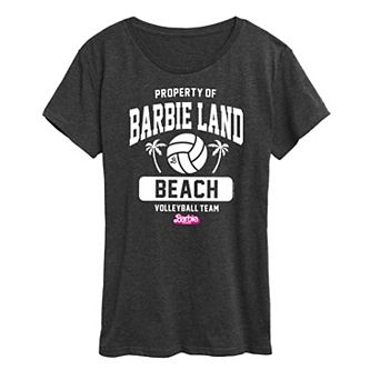 Juniors' Barbie™ The Movie Property Of Barbie Land Beach Volleyball Team Graphic Tee
