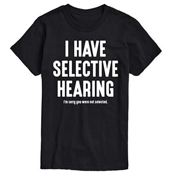 Men's Selective Hearing Graphic Tee
