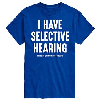 Men's Selective Hearing Graphic Tee