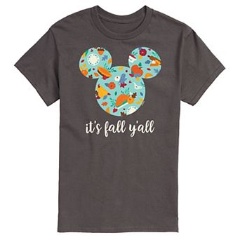 Disney's Mickey Mouse Men's It's Fall Y'all Tee Graphic Tee