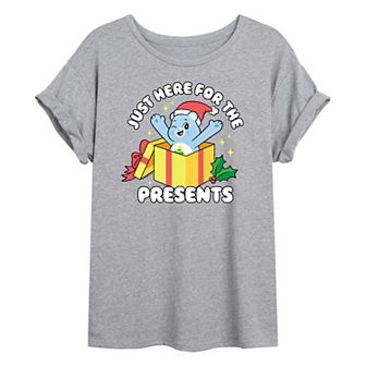 Juniors' Care Bears Unlock The Magic Presents Oversized Tee
