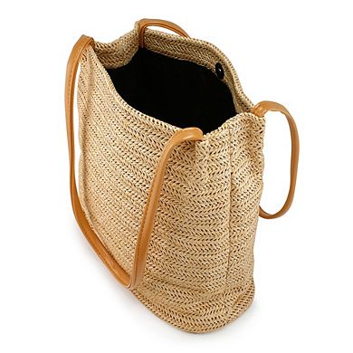 Straw Summer Purses At Kohls Leather Tote Coach Summer Straw