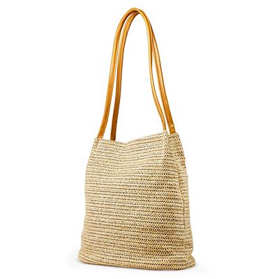 Design Women Straw Beach Bag tote Shoulder Bag Summer