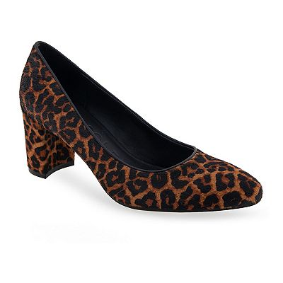 Aerosoles Betsy Women s Cheetah Print Dress Pumps