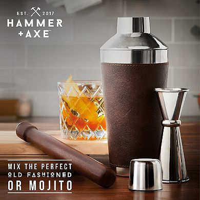 Hammer & Axe Cocktail Mixology Kit