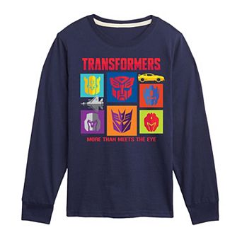 Boys 8-20 Transformers More Than Meets The Eye Long Sleeve Graphic Tee