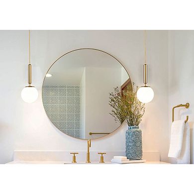 Kitchen Island Gold Globe Pendant Light