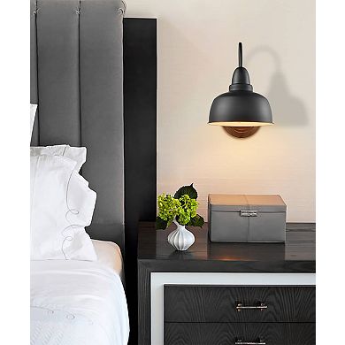 Industrial Wall Sconces Gooseneck Wall Mount Light Set of 2