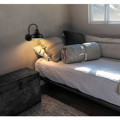 Industrial Wall Sconces Gooseneck Wall Mount Light Set of 2