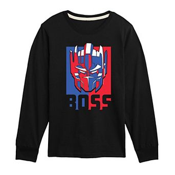 Boys 8-20 Transformers Boss Long Sleeve Graphic Tee